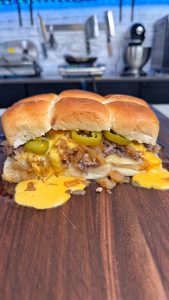 Philly Cheesesteak Sliders